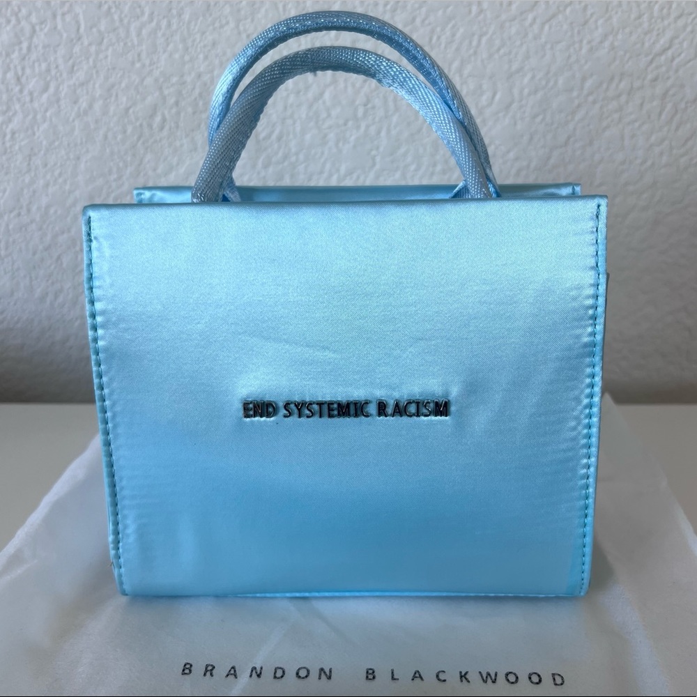 ESR Tote | Baby Blue Satin